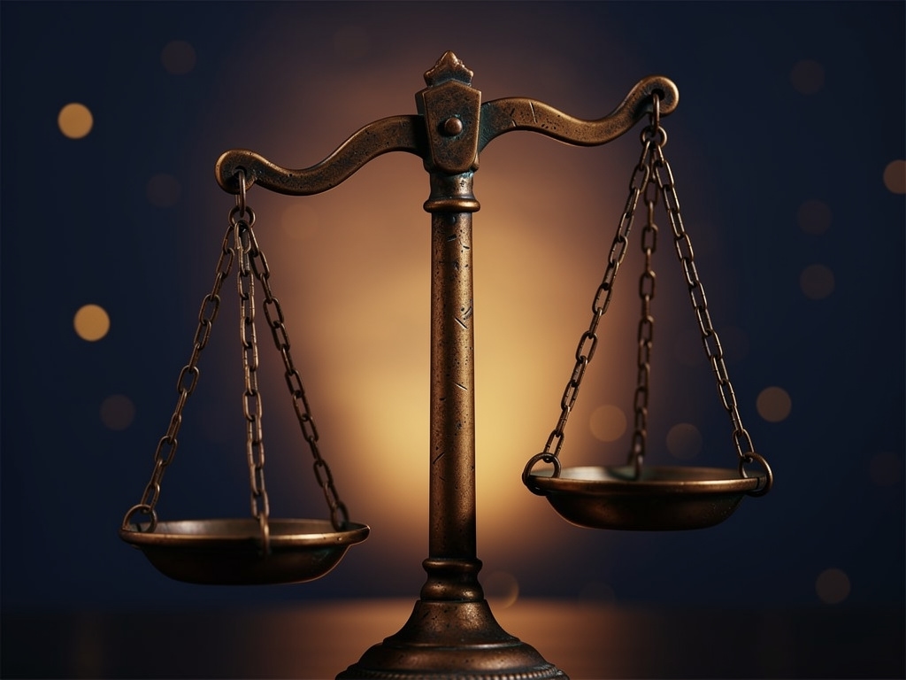 Scales of justice representing legal guidance